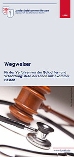 Titelseite des Flyers der Gutachter- und Schlichtungsstelle Titelseite des Flyers der Gutachter- und Schlichtungsstelle