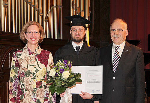  Foto von Prof. Dr. Wittig, Dr. Ziemann und Dr. von Knoblauch zu Hatzbach