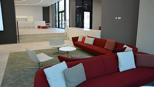 Foto vom Foyer der Landesärztekammer Hessen