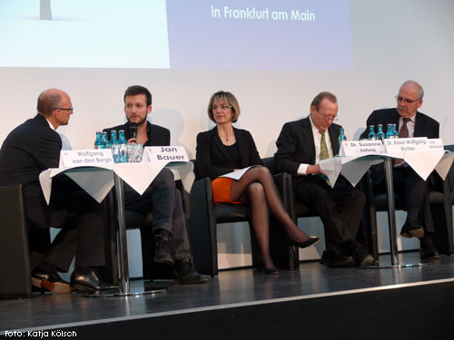 Podiumsdiskussion am Nachmittag Foto von der Podiumsdiskussion am Nachmittag