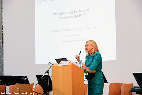 Foto von Nina Walter, Leiterin der Stabsstelle Qualitätssicherung der Landesärztekammer Hessen