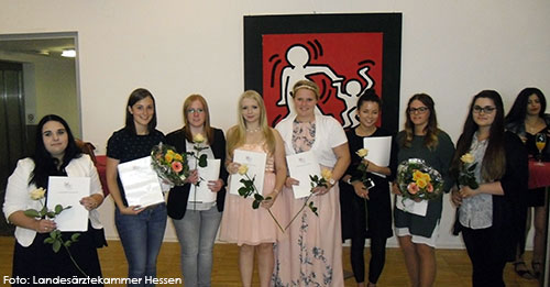 Foto von den Absolventinnen der Max-Eyth-Schule Alsfeld