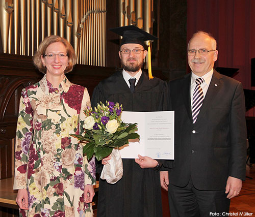  Foto von Prof. Dr. Wittig, Dr. Ziemann und Dr. von Knoblauch zu Hatzbach