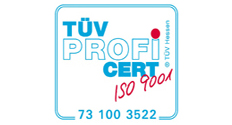 Abbildung des Zertifizierungssiegels ISO 9001
